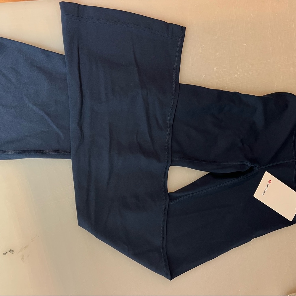Lululemon Athletica Groove HR Nulu Flared Pant in Dark Blue
